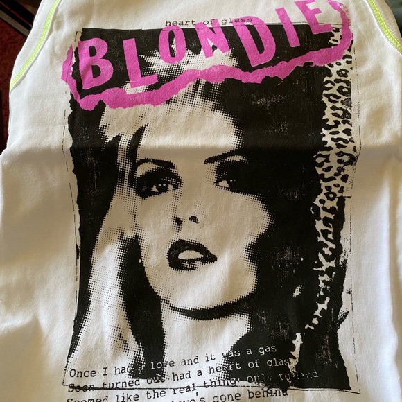 NWT **RARE** Daydreamer Blondie Heart Of Glass Shrunken Tank M - Picture 4 of 8